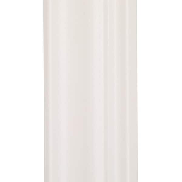91.5 in. W x 2.75 in. H Traditional Crown Molding in Satin White