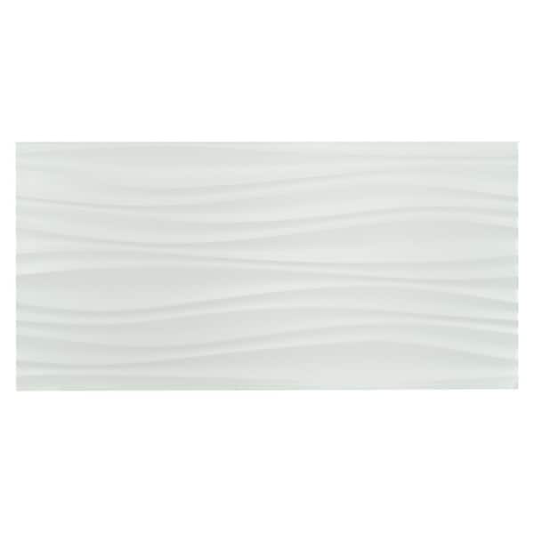 Sapheda Riptide Satin 12 in. x 24 in. Matte Ceramic Stone Look Wall Tile (16 sq. ft./Case)