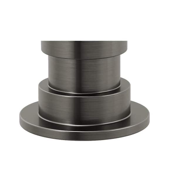 Trinsic Deck Mount Metal Soap Dispenser in Black Stainless