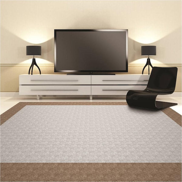 Cascade Gray Residential/Commercial 24 in. x 24 Peel and Stick Carpet Tile (15 Tiles/Case) 60 sq. ft.