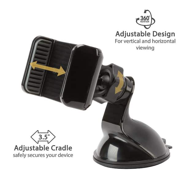 3-in-1 Universal Car Mount for Smartphones