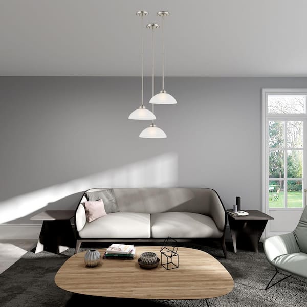 Somerset 1 Light Brushed Nickel Pendant