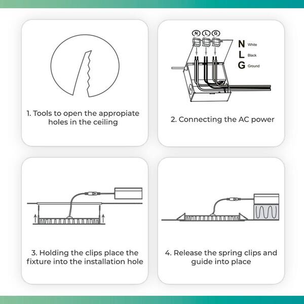 6 in. Canless 5000K Daylight 12W 1050 Lumens Thin New Construction Integrated LED Recessed Light Kit Wet Rated (24-Pack)