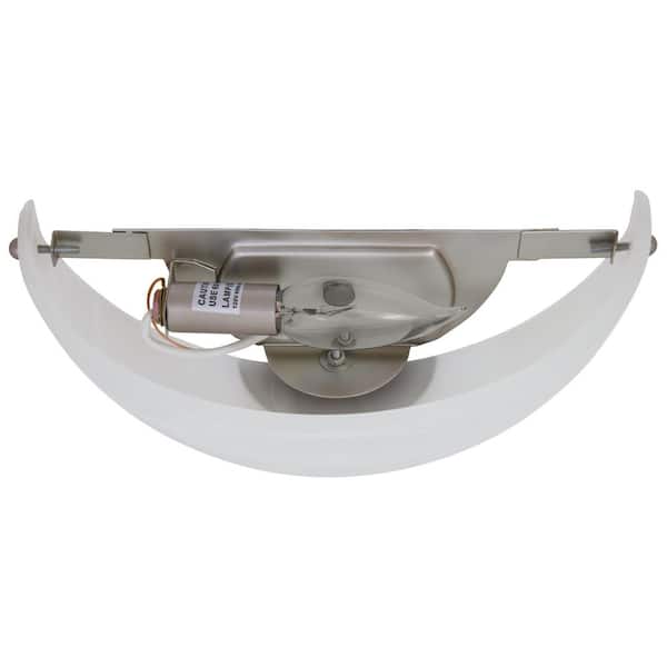 Millbridge 1-Light Satin Nickel Wall Sconce