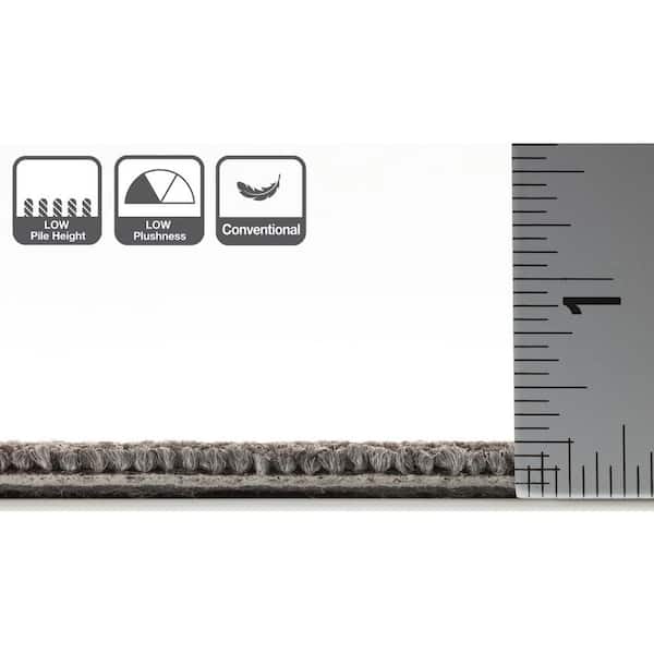 Dynamic Gray Commercial 24 in. x 24 Glue-Down Carpet Tile (20 Tiles/Case) 80 sq. ft.