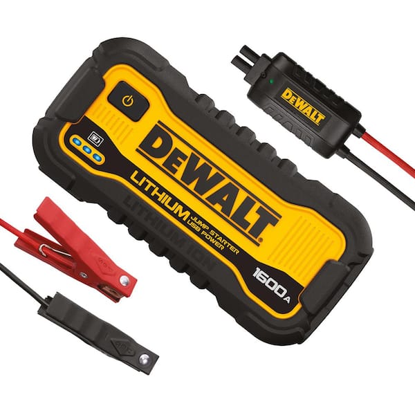 1600 Peak Amp Lithium Jump Starter with USB Power Bank