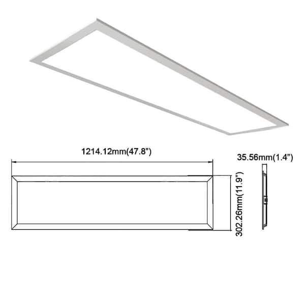 2CCT 1x4 Panel Light 30W Ceiling lights 4 pack
