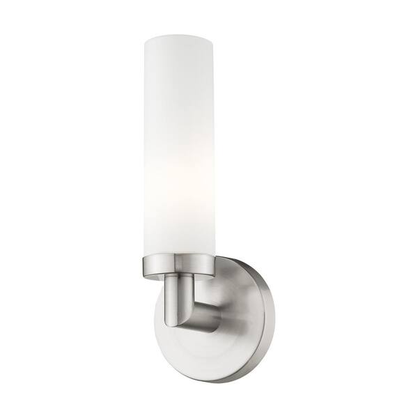 Aero 1 Light Brushed Nickel ADA Wall Sconce