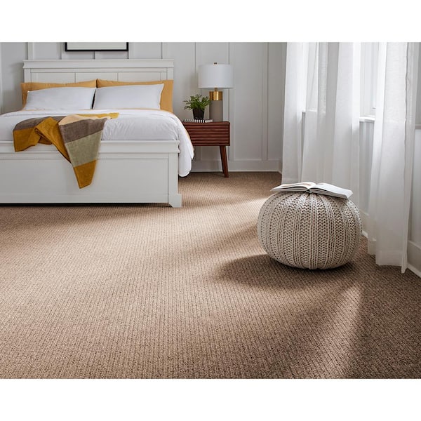 Finton  - Cancun - Brown 24 oz. SD Polyester Loop Installed Carpet