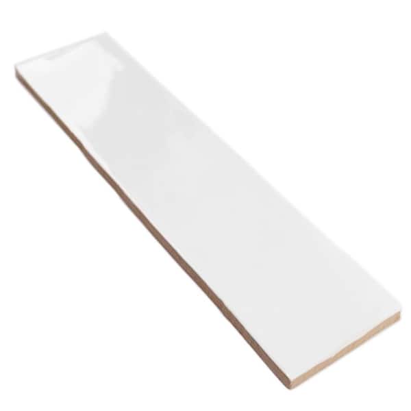 Catalina White 3 in. x 12 in. x 8 mm Ceramic Wall Subway Tile (44-Pieces 10.76 sq.ft./case)