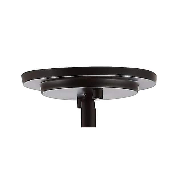 Ferme 16 in. 3-Light Oil Rubbed Bronze/Brown Adjustable Iron Rustic Farmhouse LED Pendant