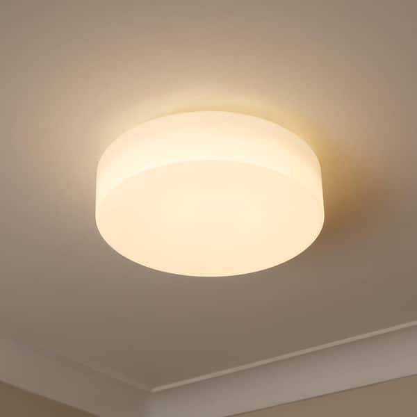 Toli 12 in. Brushed Champagne Bronze LED Flush Mount