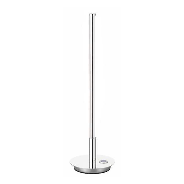Keira 16.5 in. Chrome Integrated LED Table Lamp