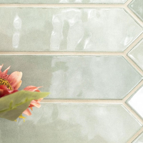 Lakeview Jade Picket 2.5 in. x 13 in. Glossy Ceramic Wall Tile (12.21 sq. ft./Case)