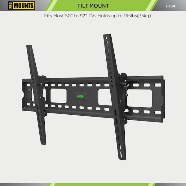 Large Heavy Duty TV Wall Mount for 50 in. - 92 in. TVs with Built-In Level