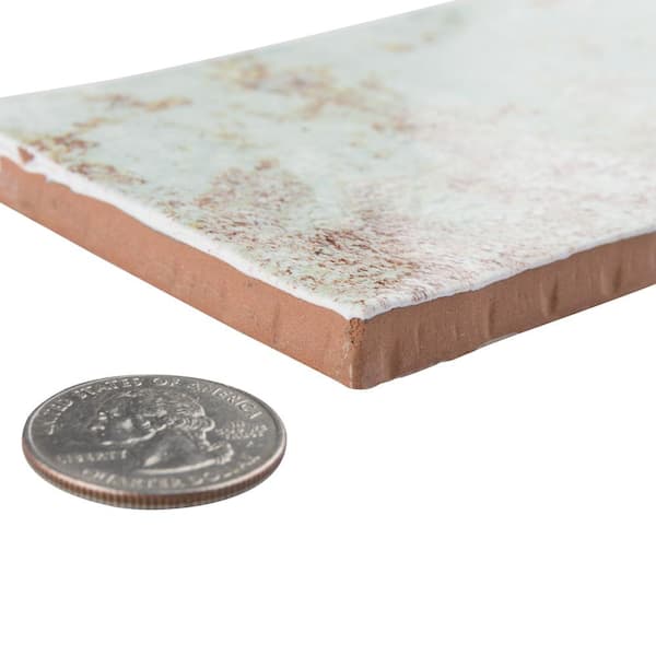 Biarritz Green 3 in. x 6 in. Ceramic Wall Tile (5.72 sq. ft./Case)