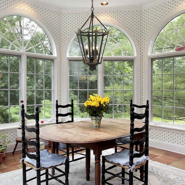 Matilda 3-Light Antique Black Iron Pendant