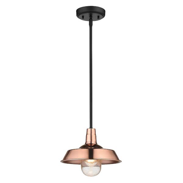 Burry 1-Light Copper Outdoor Convertible Pendant