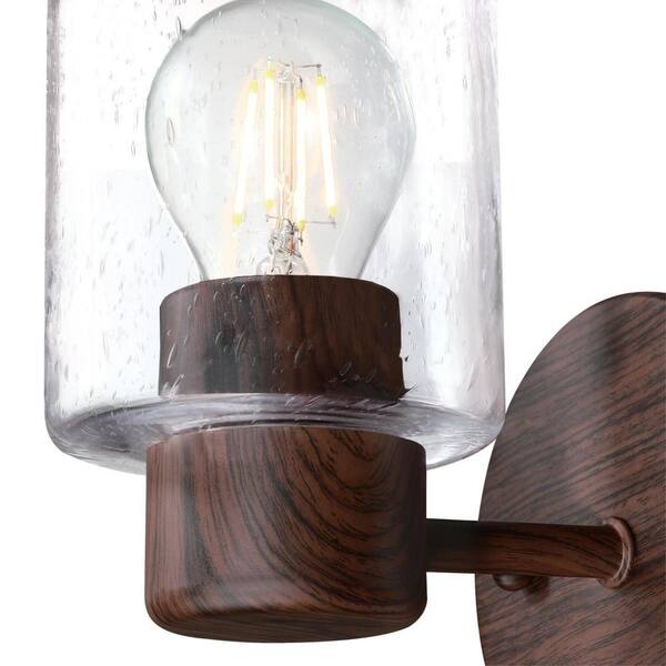 Sylvestre 1-Light Walnut Wall Sconce