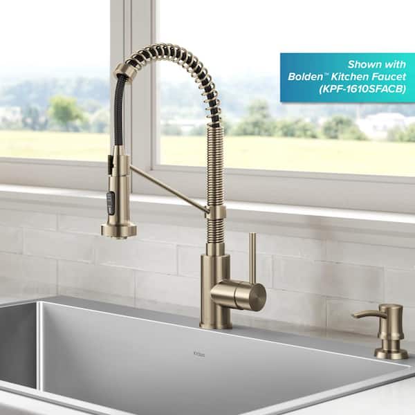 Kitchen Soap and Lotion Dispenser in Spot-Free Antique Champagne Bronze