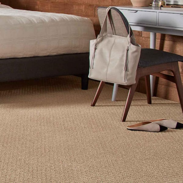 Lilypad  - Beach Pebble - Beige 30.7 oz. Triexta Pattern Installed Carpet