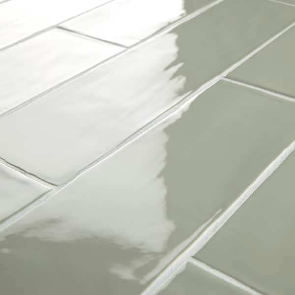 Chester Sage 3 in. x 12 in. Ceramic Wall Tile (5.72 sq. ft./Case)