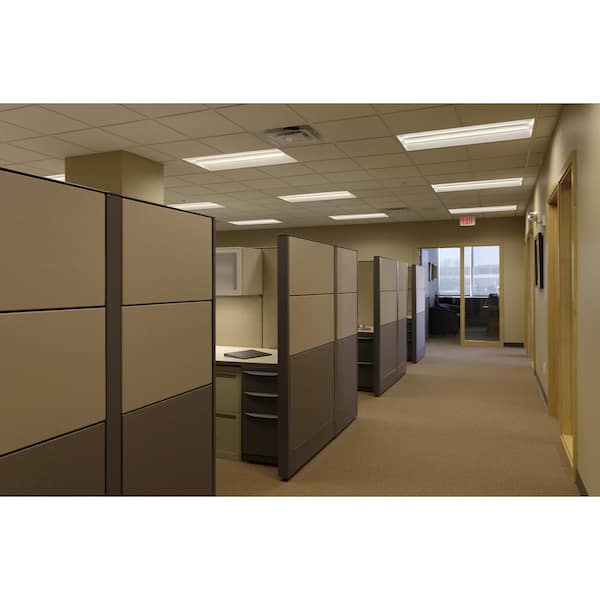 34-Watt White Integrated LED Troffer