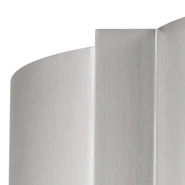 15 in. Brushed Nickel Integrated LED Flush Mount