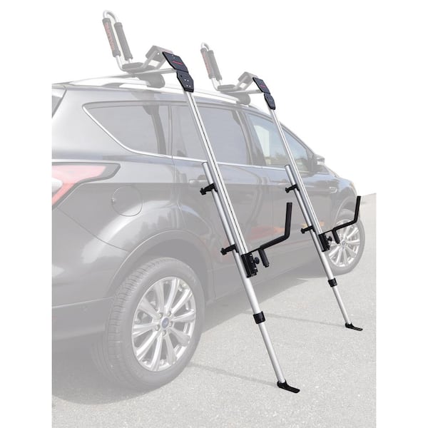 DownLoader Folding Kayak Carrier 75 lbs. Capacity with TelosXL Lift Assist 75 lbs. Capacity for Roof Rack