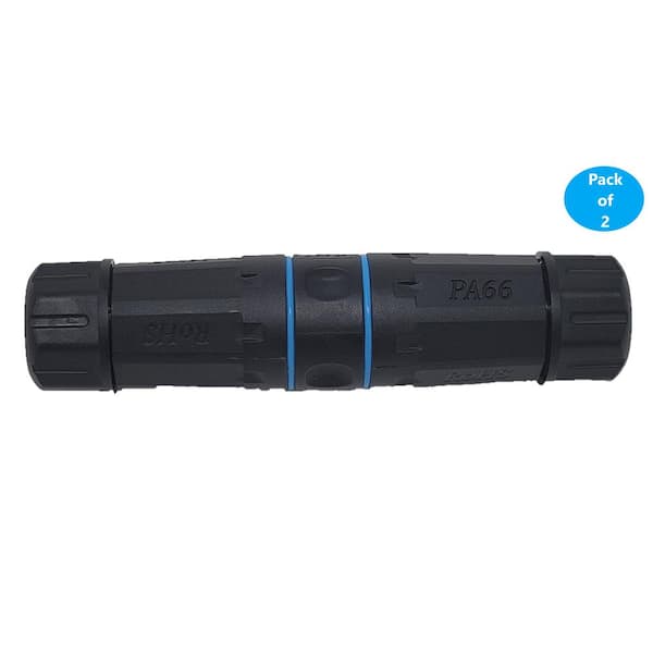 Cat6 (UTP/STP) Waterproof RJ45 Shielded Coupler (2-Pack)