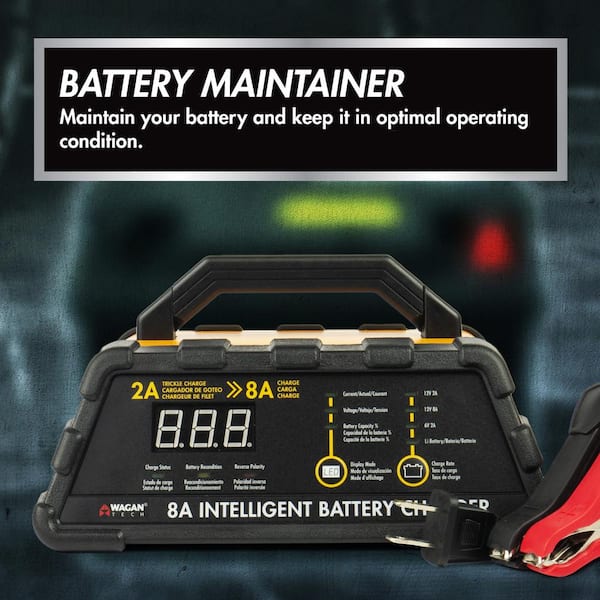 12-Volt 8 Amp Intelligent Battery Charger