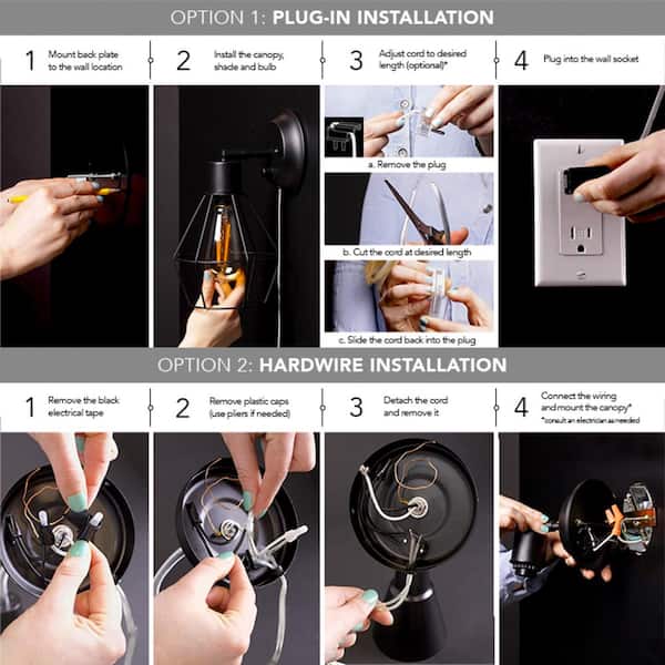 Ridgeway 1-Light Matte Black Wall Sconce