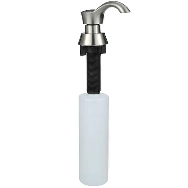 Pilar Sink Mounted Metal Soap Dispenser in Stainless