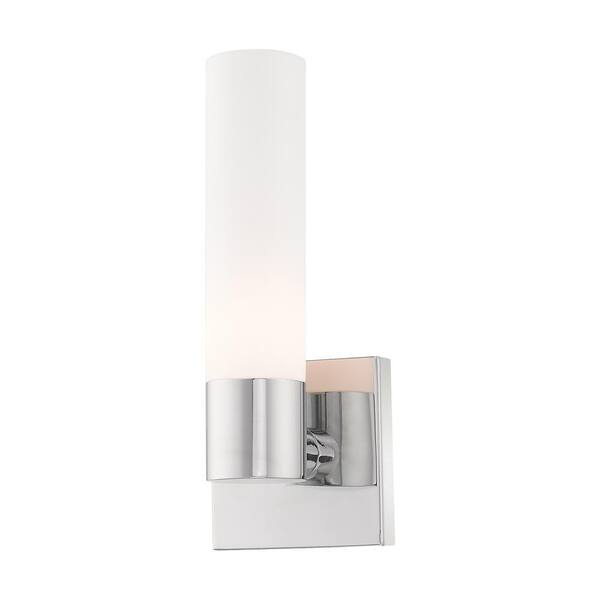 Aspen 1 Light Polished Chrome ADA Wall Sconce