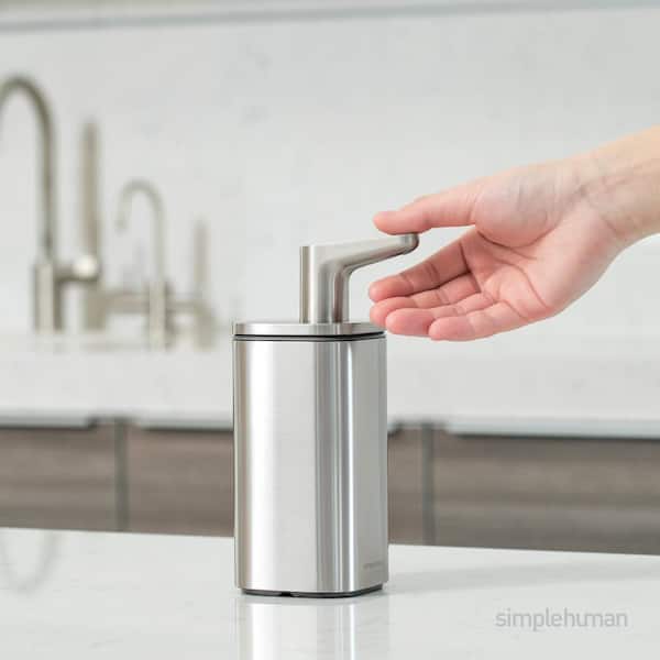 10 oz. Liquid Soap Pulse Pump Dispenser, Brushed Stainless Steel