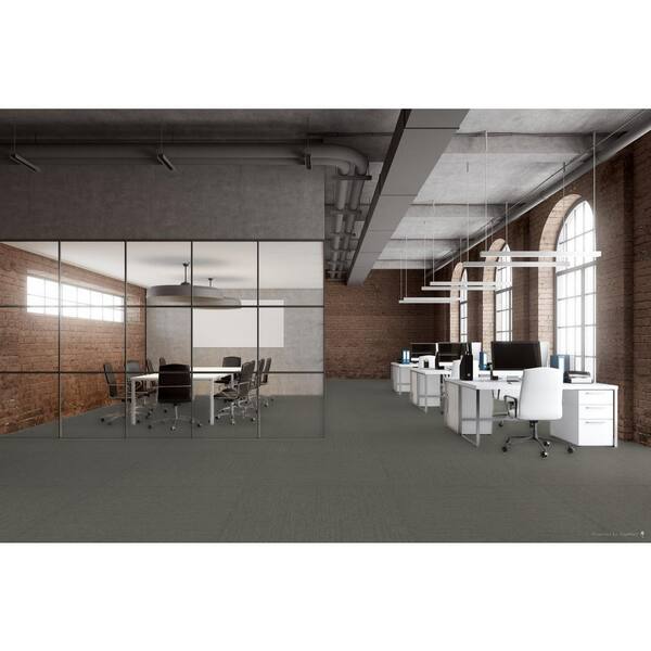 Duval Riley Residential/Commercial 24 in. x 24 in. Glue-Down Carpet Tile (18 Tiles/Case) (72 sq. ft.)