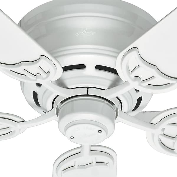 Low Profile III 52 in. Indoor White Ceiling Fan