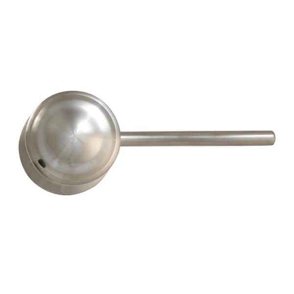 Soap Dispenser with Curved Nozzle in Brushed Nickel