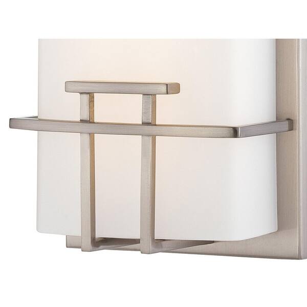 20-Watt Brushed Nickel Integrated LED Wall Sconce