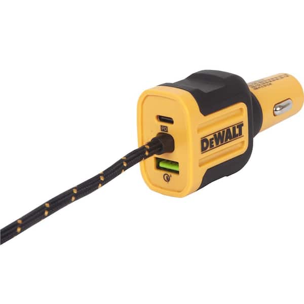 5-Port Front and Back Seat Mobile USB PD Charger