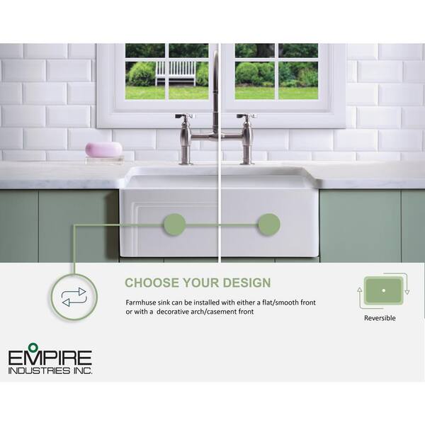 Olde London Farmhouse Fireclay 27 in. Single Bowl Kitchen Sink with Grid with Grid and Strainer