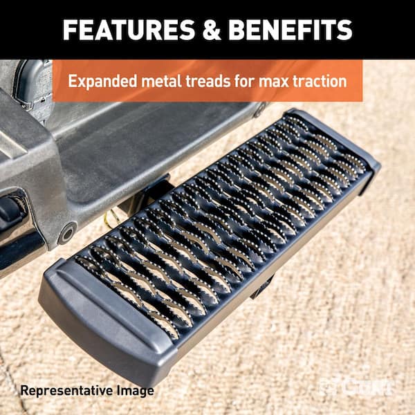 Grip Step Receiver Hitch Step with 6