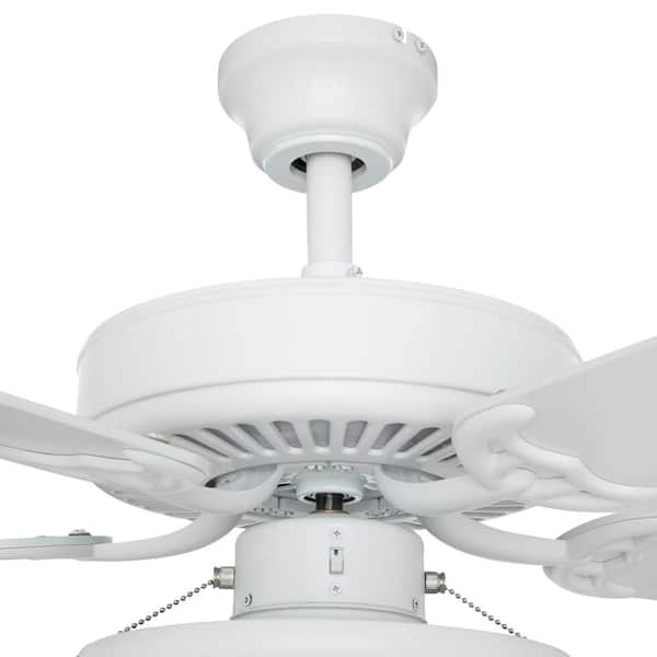 Trice 44 in. LED Matte White Ceiling Fan