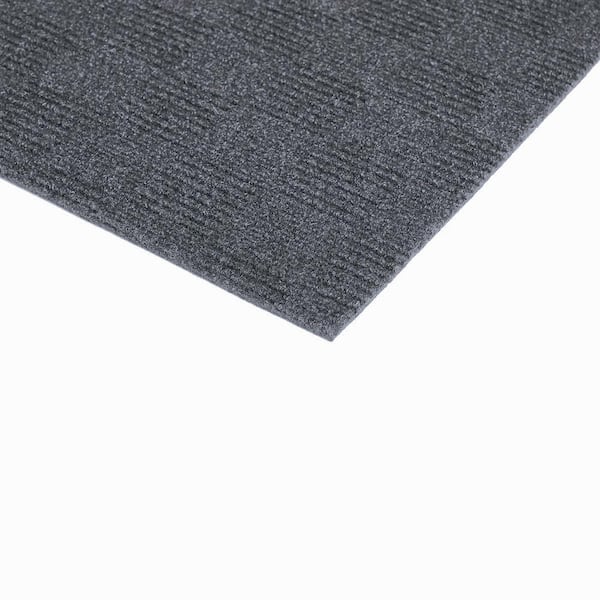 Cascade Gray Residential/Commercial 24 in. x 24 Peel and Stick Carpet Tile (15 Tiles/Case) 60 sq. ft.