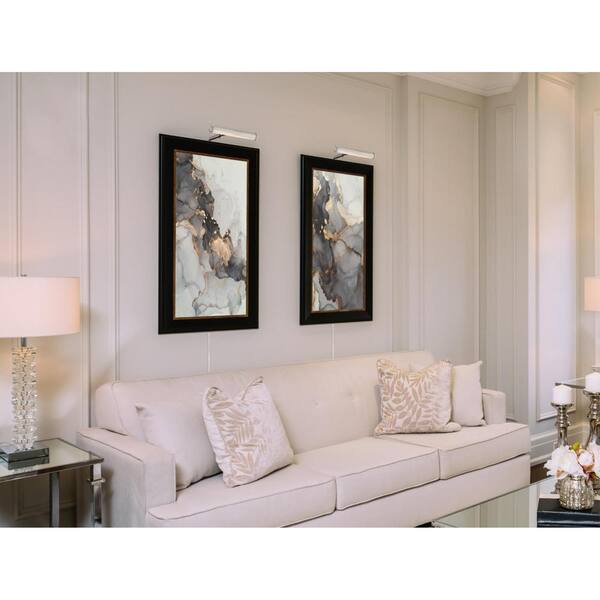 7 in. 2-Watt Brushed Nickel Adjustable Integrated LED Picture Light, 3000K