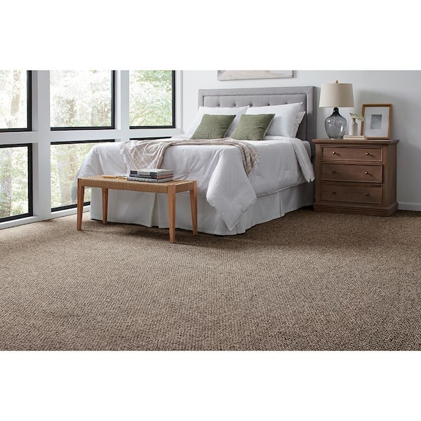 Lanwick  - Gable - Brown 19 oz. Polyester Pattern Installed Carpet