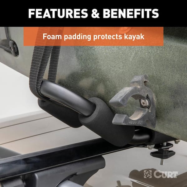 75 lbs. Aluminum Kayak Roof Rack Holders