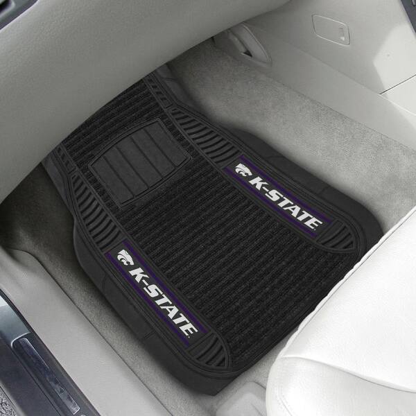 Kansas State University 2-Piece Vinyl Deluxe Car Floor Mat Set