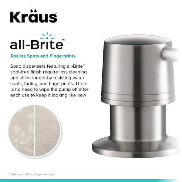 Kitchen Soap Dispenser in All-Brite Spot Free Stainless Steel