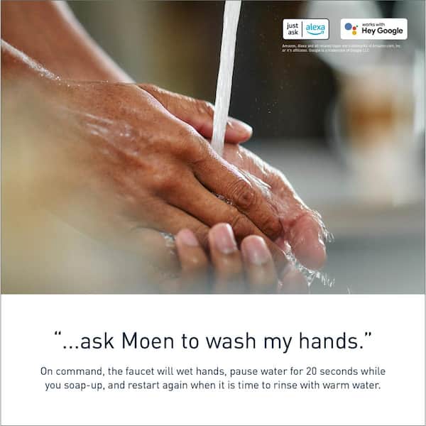 Align Single-Handle Smart Touchless Pull Down Sprayer Kitchen Faucet with Voice Control and Power Clean in Matte Black